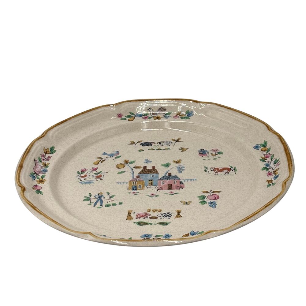 International Stoneware Vintage Heartland Pattern  Stoneware Japan Dinner Plate - Picture 10 of 13